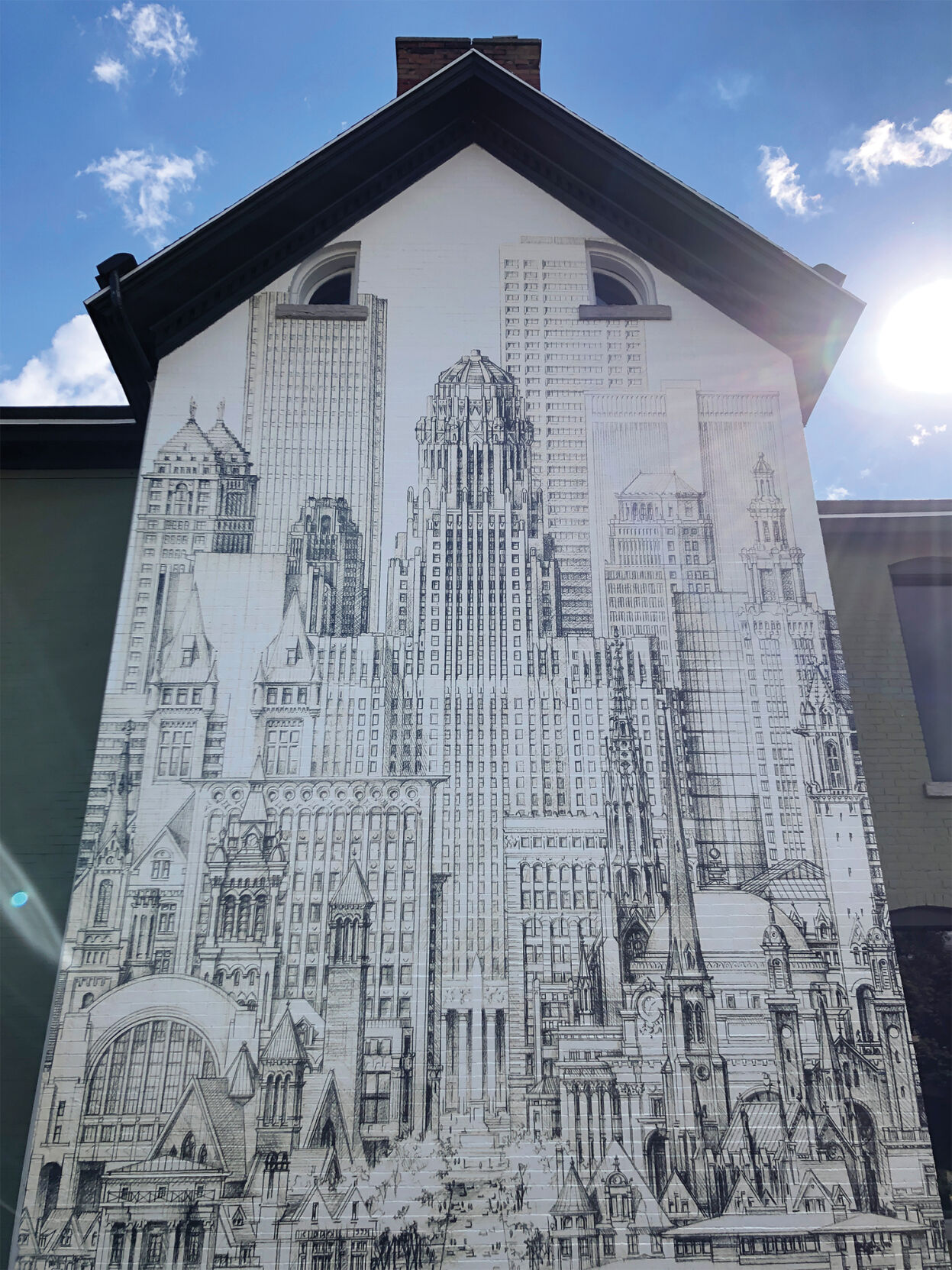 Buffalo Buildings mural